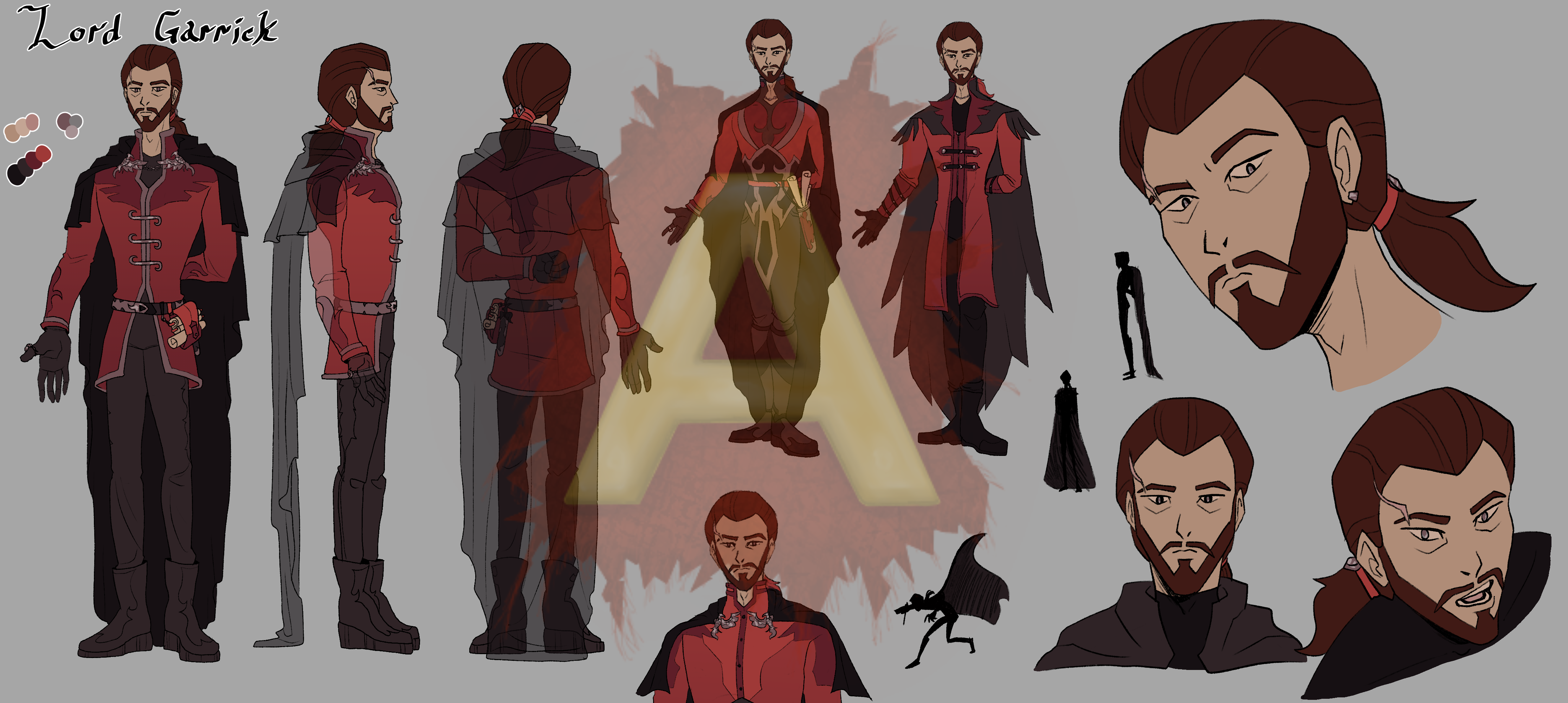 Lord Garrick character sheet